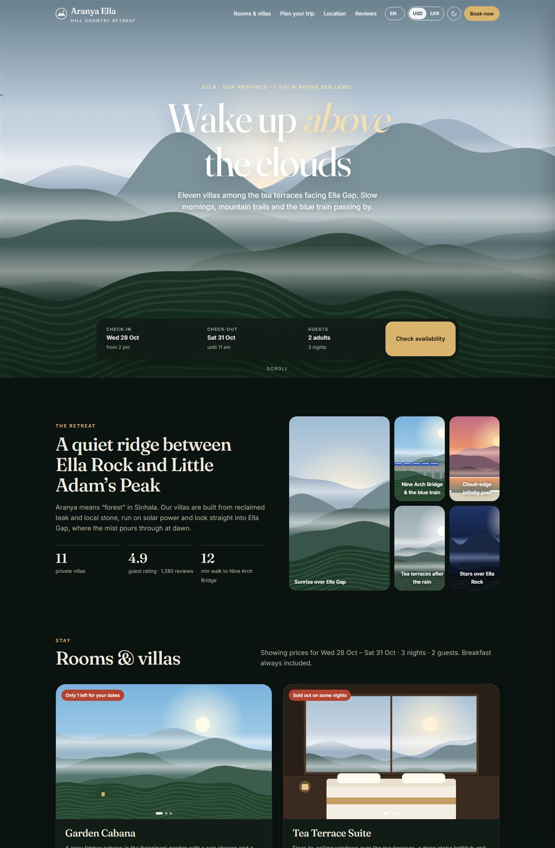 Aranya Ella — Hotel booking & AI trip planner