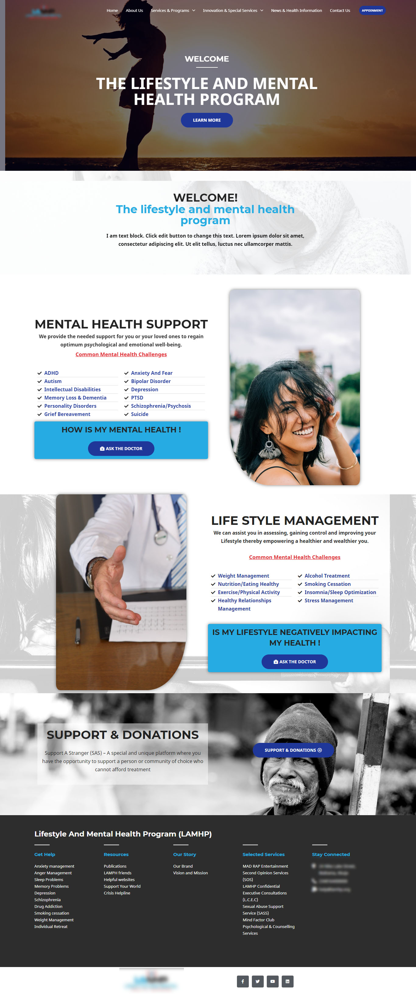 LAMHP Mental Health Programme