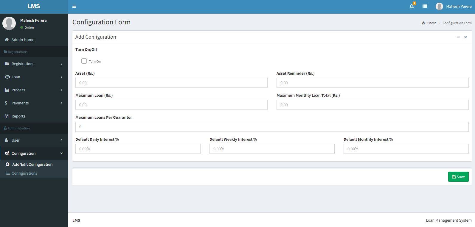 Loan Management System